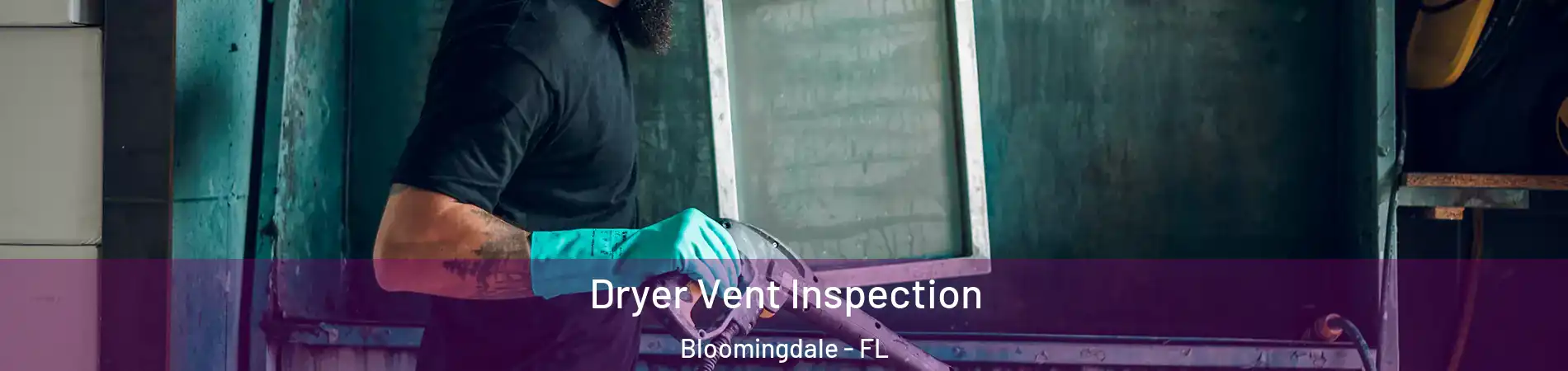  Dryer Vent Inspection Bloomingdale - FL