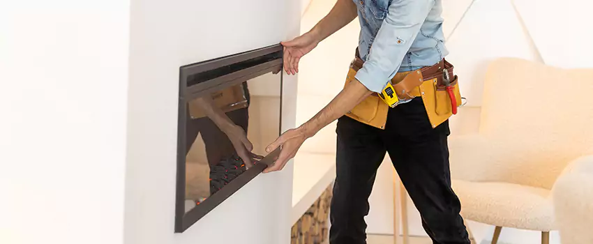 Metal Fireplace Installation in Bloomingdale, Florida