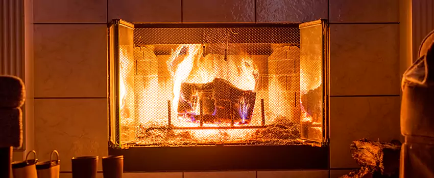 Mendota Hearth Landscape Fireplace Installation in Bloomingdale, Florida