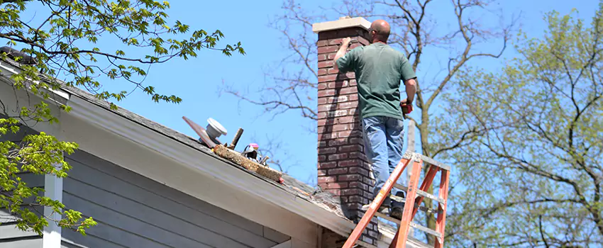 Vinyl and PVC Chimney Flashing Installation in Bloomingdale, FL