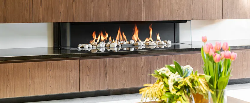 Double-height Fireplace Design Refurbishment in Bloomingdale, Florida