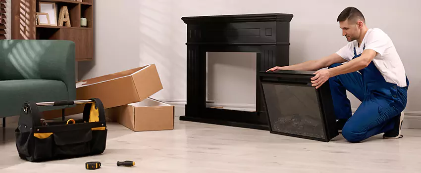 Old Rusted Metal Fireplace Repair And Replacement in Bloomingdale, FL